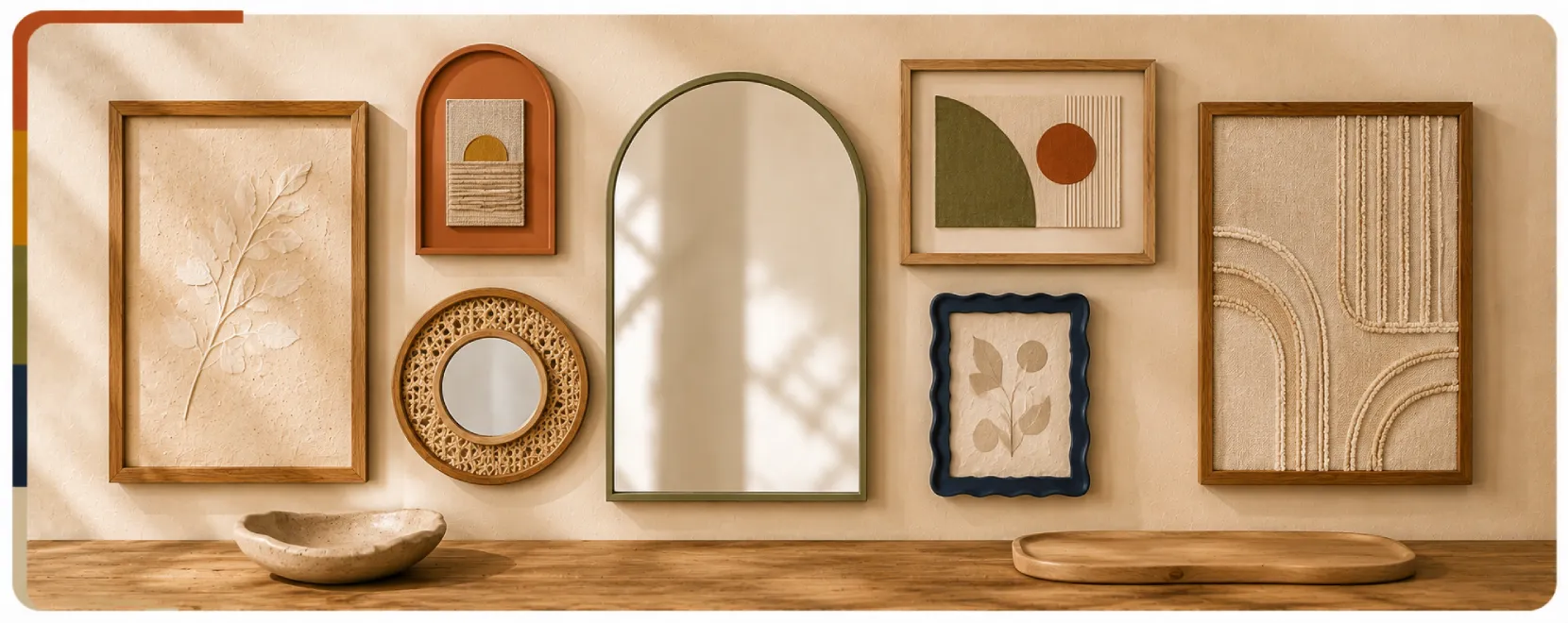Statement Mirrors & Clocks