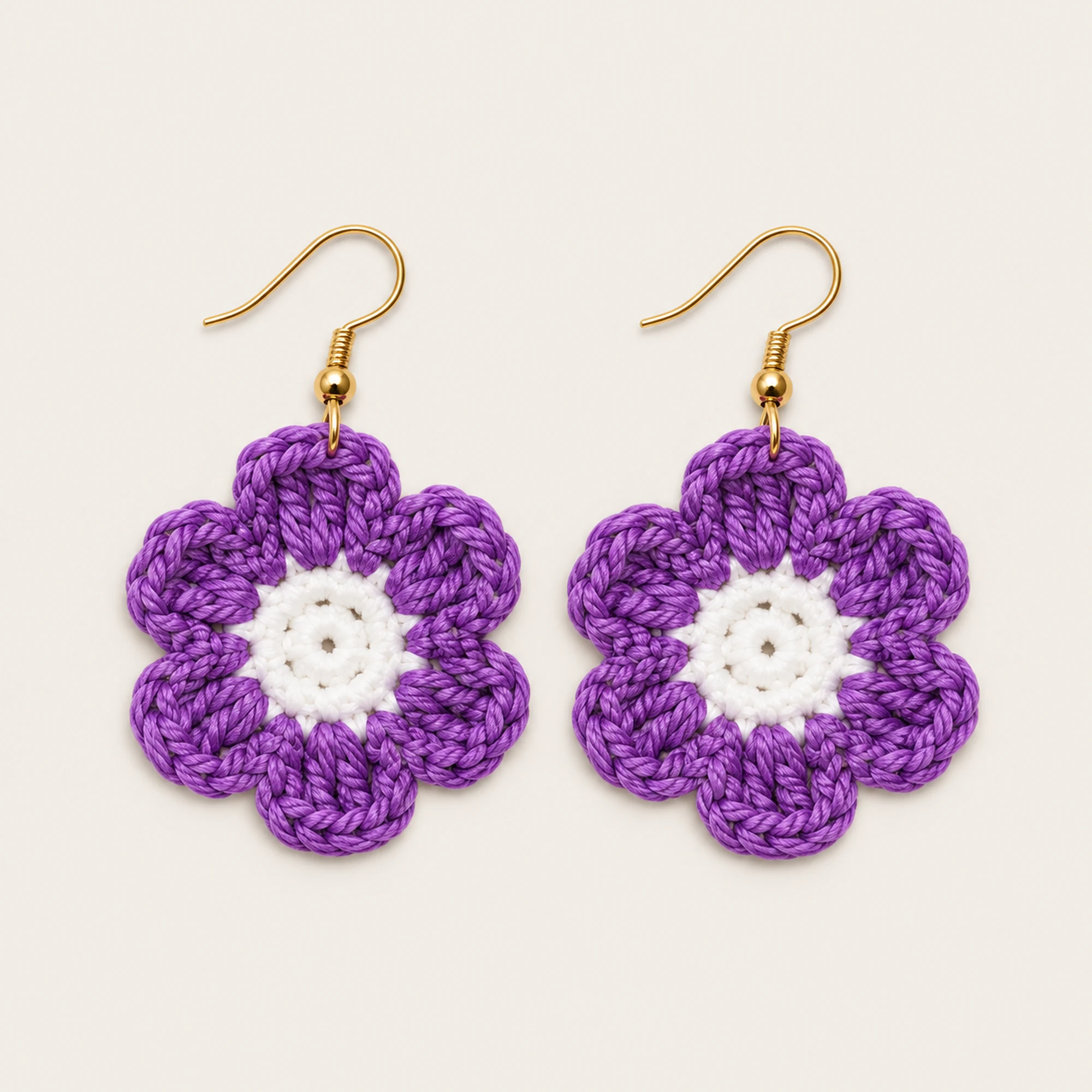 Purple & White