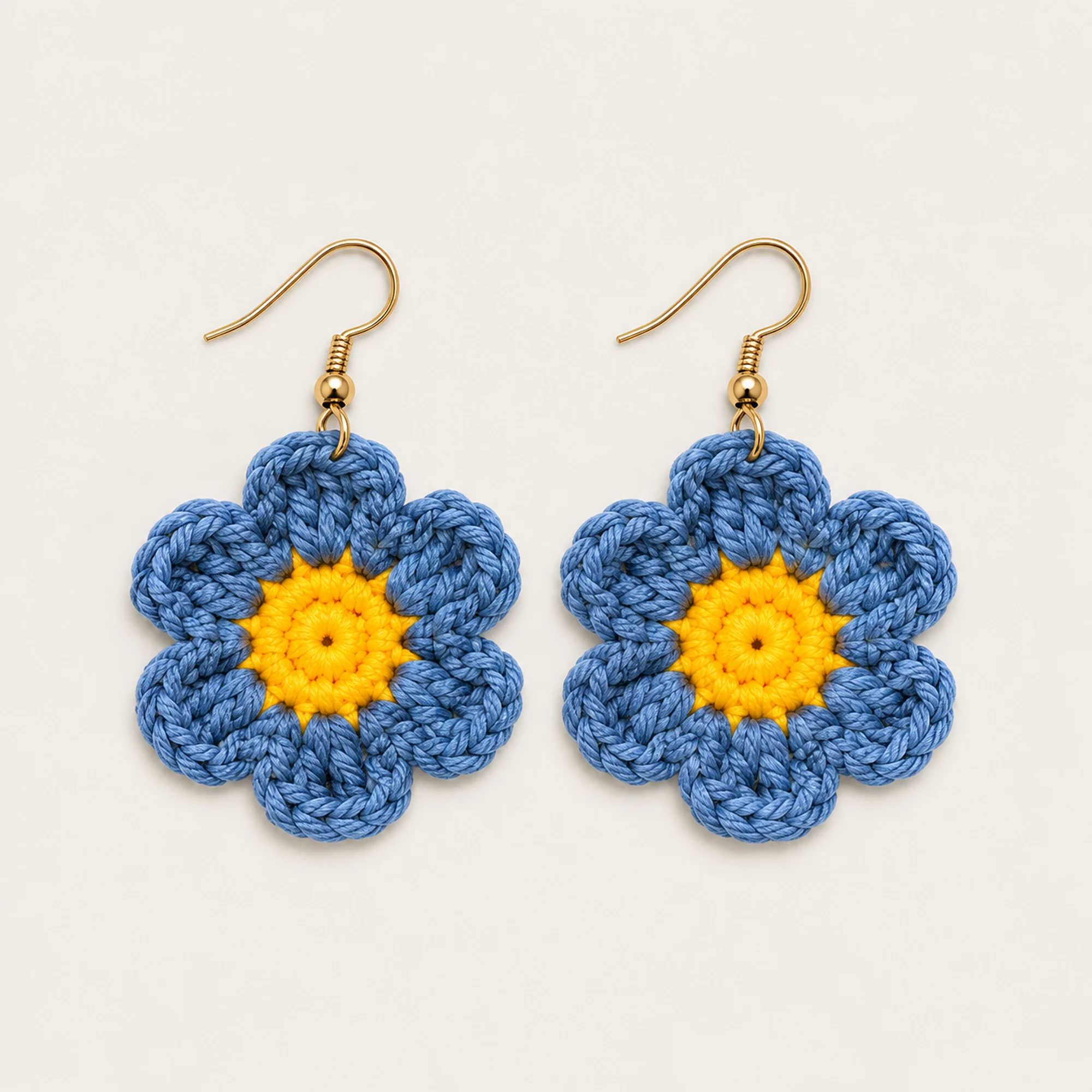 Denim Blue & Yellow