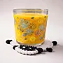 Handmade Crochet Floral Cup Coaster in Soft Yarn