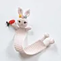 Handmade Crochet Rabbit Bookmark in Soft Yarn for Books