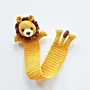 Handmade Crochet Lion Bookmark in Soft Yarn for Books