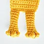 Handmade Crochet Lion Bookmark in Soft Yarn for Books