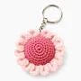 Handmade Crochet Flower Keychain for Bags (Available In Colors)