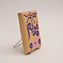 Hand Painted Layoola Personalized Arabic Name Plaque MDF Wall Art - 9x13.5 cm
