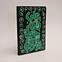 Hand Painted Green Arabic Quote A5 Notebook
