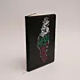 Hand Painted Black Palestine Solidarity A5 Notebook