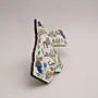 Hand Painted Jordan Map Decorative MDF Plaque Wall Art - 20x26 cm