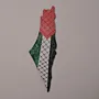 Hand Painted Kufiya Palestine Map MDF Wall Art