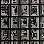 Hand Painted Names of Allah Rectangular Kufi MDF Wall Art - 65x95 cm