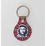 Leather Keychain with Che Guevara Portrait Handcrafted Design