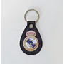Handmade Leather Keychain with Real Madrid Football Club Crest