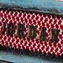 Jordanian Shemagh and Jordan Lettering Wall Key Holder 90 × 60 cm