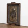 Allah Calligraphy Copper Relief Decorative Wall Art 60 × 90 cm