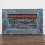 Handmade Arabic Poetry Copper Panel Decorative Wall Art 90 × 60 cm