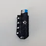 Black Star and Stud Leather Lighter Case with Hand-Finished Details