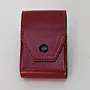 Artisan-Made Red Envelope-Style Leather Cigarette Pack Case