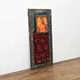 Artisan Embroidered Heritage Portrait Wall-Mounted Key Holder