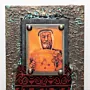 Artisan Embroidered Heritage Portrait Wall-Mounted Key Holder
