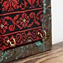 Artisan Embroidered Heritage Portrait Wall-Mounted Key Holder