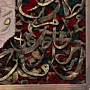 Artisan Wall Art with Arabic Phrase with Heritage Textile Motifs