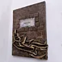 Handmade Vintage Banknote Relief Decorative Wall Art for Home