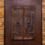 Artisan Rustic Shutter Mirror for Entrances and Living Spaces