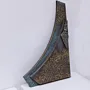 Handmade Ornate Corner Panel Wall Key Holder with Artisan Details