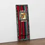 Artisan Love Jordan Map and Textile Design Wall-Mounted Key Holder