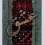 Handmade Vertical Arabic Calligraphy Heritage Textile Wall Art