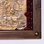 Handcrafted Framed Raised Ornament Wall Art with Artisan Details