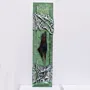 Handcrafted Vertical Palestine Map Wall Art with Artisan Details