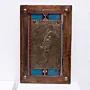 Framed Portrait with Raised Motifs Handcrafted Decorative Wall Art