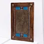 Framed Portrait with Raised Motifs Handcrafted Decorative Wall Art