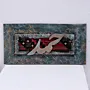 Decorative Wall Art with Rectangular Raised Arabic Calligraphy