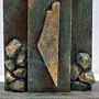 Handmade Geometric Abstract Table Decor with Artisan Details