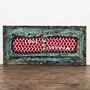 Handcrafted Love Jordan Keffiyeh Panel Decorative Wall Key Holder
