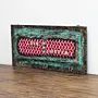Handcrafted Love Jordan Keffiyeh Panel Decorative Wall Key Holder