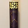 Purple Acrylic Table Lamp with Ramadan Crescent and Warm Light