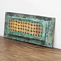 Artisan Palestinian Keffiyeh Textile Panel Wall-Mounted Key Holder