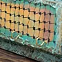 Artisan Palestinian Keffiyeh Textile Panel Wall-Mounted Key Holder