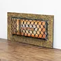 Artisan Palestine Lettering and Keffiyeh Panel Wall-Mounted Key Holder