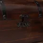 Handcrafted Heritage Treasure Chest with Rustic Artisan Wood Details