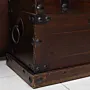 Handcrafted Heritage Treasure Chest with Rustic Artisan Wood Details