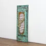 Artisan Palestine Map and Keffiyeh Panel Wall-Mounted Key Holder