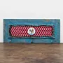 Artisan Jordan National Emblem Textile Panel Wall-Mounted Key Holder
