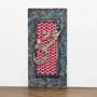 Artisan Jordan Map and Keffiyeh Vertical Panel Wall-Mounted Key Holder