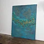 Handmade I Adore My Life Arabic Quote Decorative Wall Art 90 × 60 cm