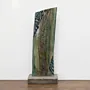 Handmade Abstract Olive Wood Sculpture for Home and Office Decor