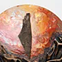 Handcrafted Round Palestine Map Wall Art with Heritage Details